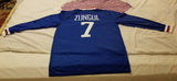 Steve Zungul New York Arrows Long Sleeve Soccer Jersey, Size Medium - Diamonds Sapphires Rubies Emeralds