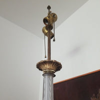 Antique Louis XV Bronze Murano Lamp