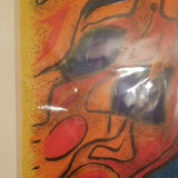 Mid Century Modern Abstract Color Lithograph Limited Edition