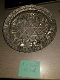 3 Crystal Ashtrays Possibly Bohemian