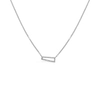 White Gold Necklace with Diamonds