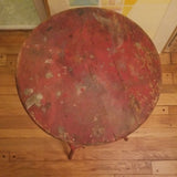 Mid Century Modern Original Paint Decorated Tall Metal Artist Stool #92258