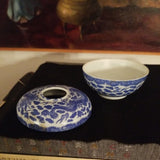 Antique Chinese Blue and White Porcelain Small Bowl