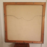 Mid century Modern Vintage Signed Abstract painting