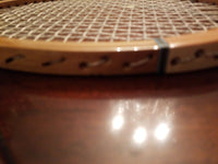 Wilson Chris Evert Wood tennis racket - Diamonds Sapphires Rubies Emeralds