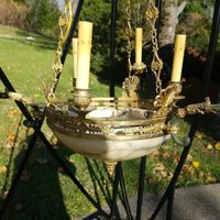 Antique French Bronze Chandelier