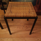 Mid century Modern Vintage Danny Ho Fong Pair Of Ottoman Stools