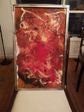 Mid century Modern Double sided  Abstract expressionist Painting