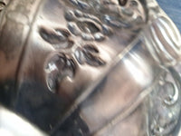 Vintage Pair Of Silver Plated Fruit Dishs With Handles Perfect Condition