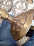 Pair Of Vintage Brass Candlesticks 13" Tall
