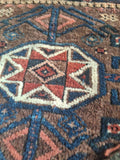 Antique 150 Year Old Oriental Rug Carpet Hand Knotted Wool Collector's Item