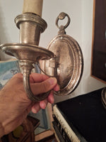 2 Pairs of Antique E.F. Caldwell Sconces Silver (Set Of 4)