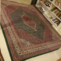 Hand Knotted 100% Wool 8 x 10 Indian Traditional Oriental Rug