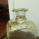 A Vintage Baccarat Gold Painted Bottle