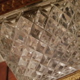 Mid Century 1960's Baccarat Crystal and Bronze Lamp