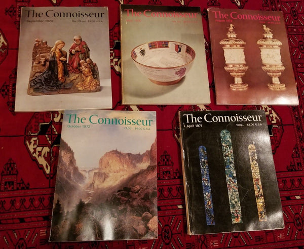 connoisseur magazine 5 issues early 70's great for reference - Diamonds Sapphires Rubies Emeralds