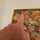 Mid Century Modern Abstract Painting Signed Titled