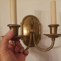 Pair Of Antique Classical E.F. Caldwell Attributed Sconces