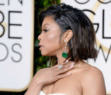 Earrings Similar to the ones Taraji P. Henson wore to the Golden Globes - Diamonds Sapphires Rubies Emeralds