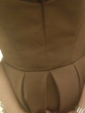 Brown Satin Dress