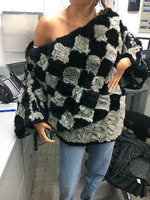 Women's Reversible Fur Garment, Off the Shoulder, Made in Israel