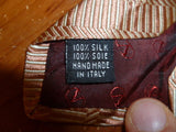 100% Silk Lavender Valentino Tie Made in Italy - Diamonds Sapphires Rubies Emeralds
