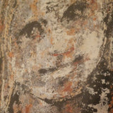 Mid century Modern Abstract Hand Painted Painting of Little Girl