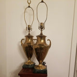 Rare Pair of Mid century Modern  Classical  Lamps