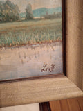 Antique Russian Signed Painting Impressionist Clouds