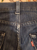 Levis 502 Jeans Blue 32 X 30 RIGHT BACK POCKET DAMAGED BY CELL PHONE!
