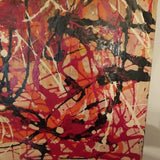 Vintage Oil Drip 60 Years old Painting