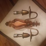 Pair of Antique E.F. Caldwell Copper Sconces