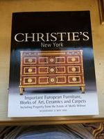 Christie's New York auction catalog important European furniture & works of art - Diamonds Sapphires Rubies Emeralds