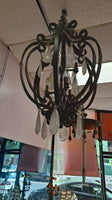 WROUGHT IRON CHANDELIER