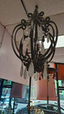 WROUGHT IRON CHANDELIER