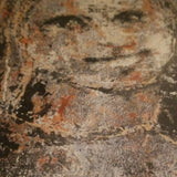 Mid century Modern Abstract Hand Painted Painting of Little Girl