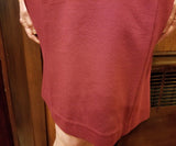 Cynthia Steffe Knee Length Size 6 Burgundy Dress - Diamonds Sapphires Rubies Emeralds