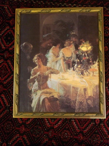 Jules-Alexandre Grün Dinner Party (The End of Dinner) Painting