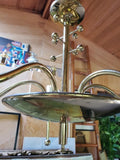 Mid century modern chandelier Italian designer 1950
