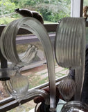 Pair Of Vintage Venetian Glass Sconces
