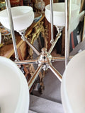 Mid Century Modern looking Chrome Chandelier #93258