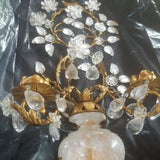 Pair Of Designer Rock crystal Sconces