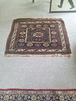 Antique 150 Year Old Oriental Rug Carpet Hand Knotted Wool Collector's Item