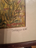 Antique American Signed WC Painting