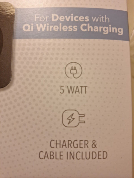Insignia 5 W Qi  Wireless Charging Pad for Android/ Apple Black