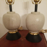 A Rare Mid Century Modern Designer Pair of Lamps