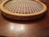 Wilson Chris Evert Wood tennis racket - Diamonds Sapphires Rubies Emeralds