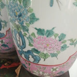 Antique Chinese Porcelain Pair Of Lamps