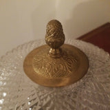 Vintage Baccarat Crystal Pair Of Light Fixtures