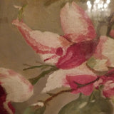 Vintage Asian Painting Still Life Green Flower Vase